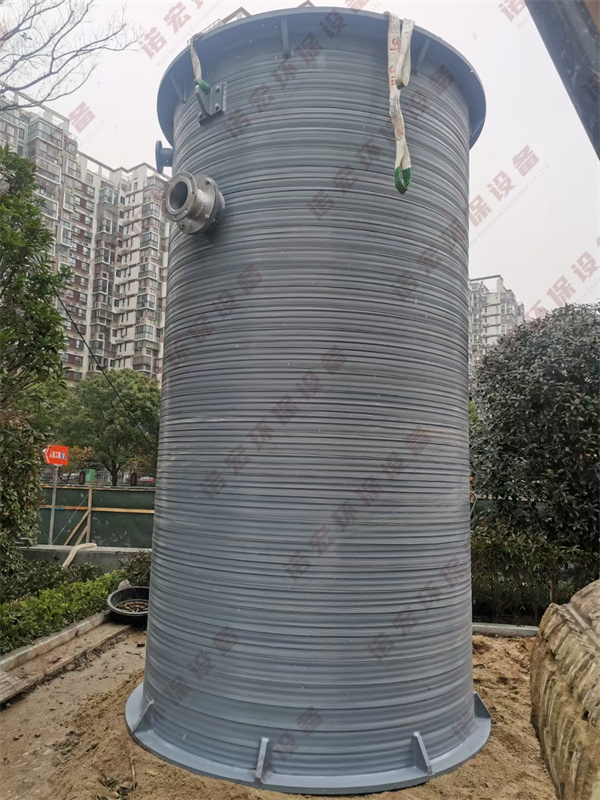 广东梅州市污水处理HMPP一体化预制泵站